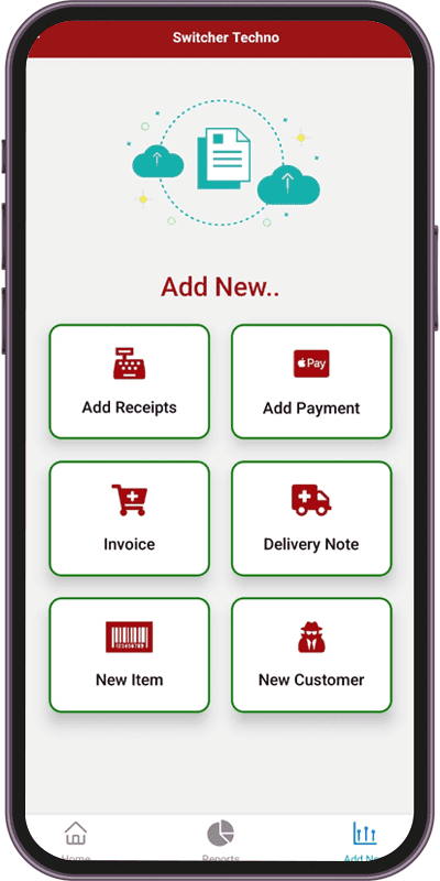 Switcher Techno mobile solutions for efficient business management